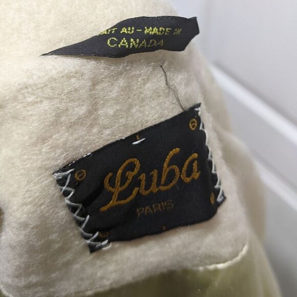 Vintage Luba Paris | Double Breasted Wool Coat with Crest - Picture 3 of 15